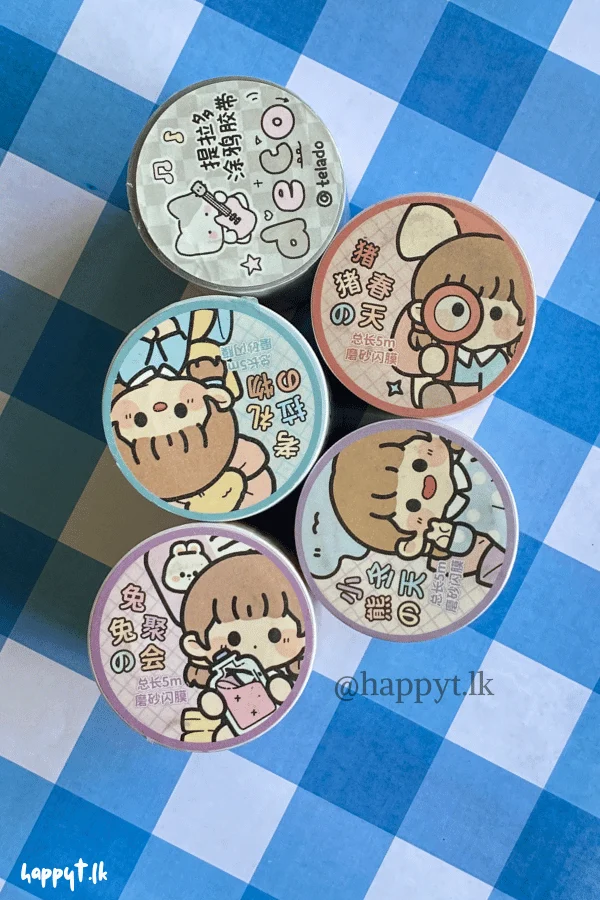 5M Happy Sticker Roll